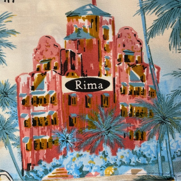 Rima We Be Jammin’ Surfin’ Caribbean Camp Shirt Men’s Size 2XL/3XL - Picture 9 of 12